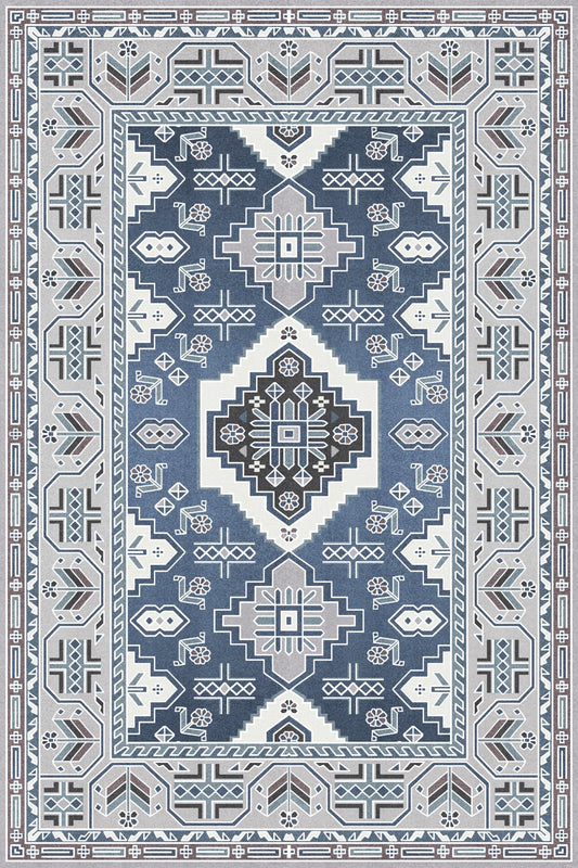Wonder Rug Vintage Navy Heritage